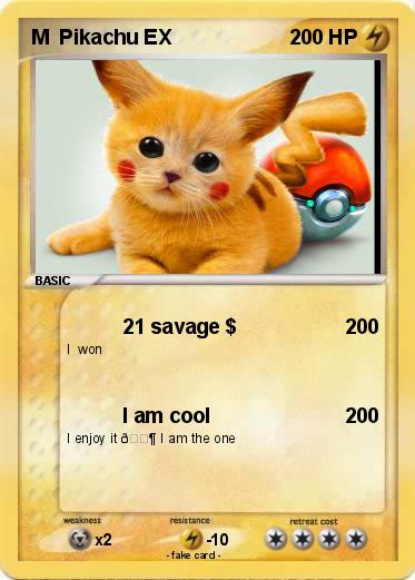 Pokemon M  Pikachu EX