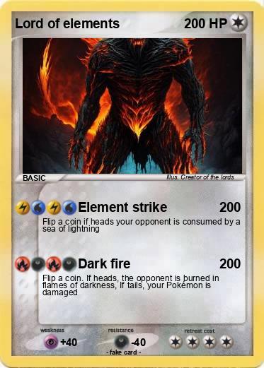 Pokemon Lord of elements
