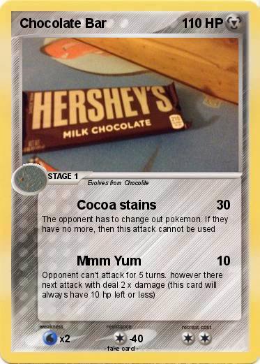Pokemon Chocolate Bar