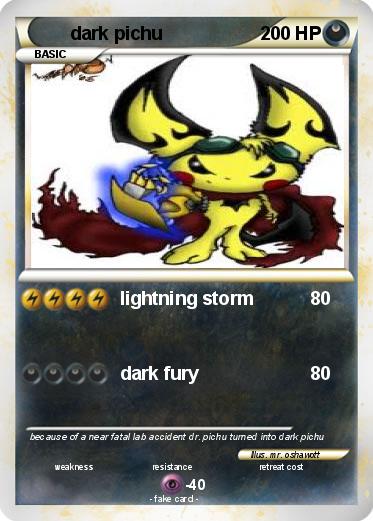 Pokemon dark pichu