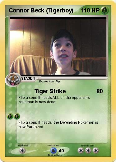 Pokemon Connor Beck (Tigerboy)