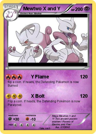 Pokemon Mewtwo X and Y