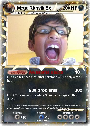 Pokemon Mega Rithvik Ex