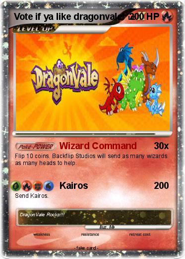 Pokemon Vote if ya like dragonvale!