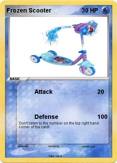 Pokemon Frozen Scooter