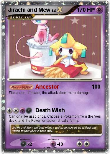 Pokemon Jirachi and Mew