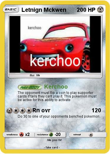 Pokemon Letnign Mckwen