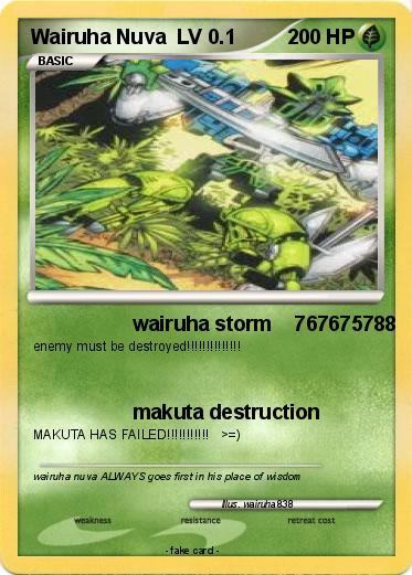Pokemon Wairuha Nuva  LV 0.1