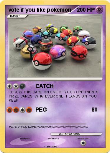 Pokemon vote if you like pokemon