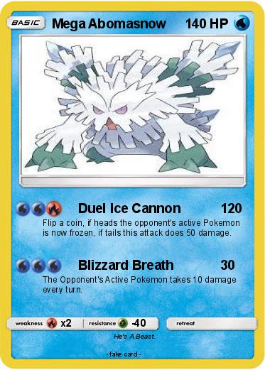 Pokemon Mega Abomasnow