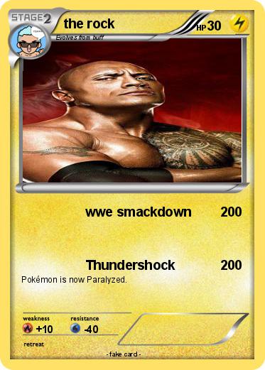 Pokemon the rock