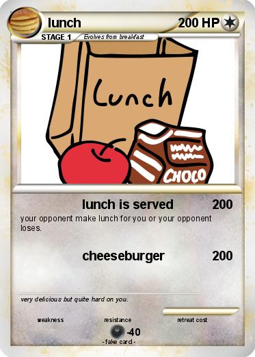 Pokemon lunch