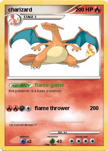 Pokemon charizard