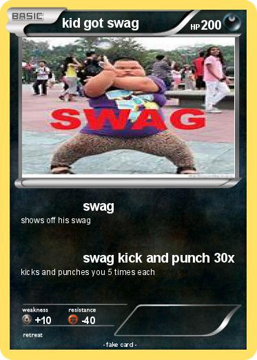 Pokemon kid got swag