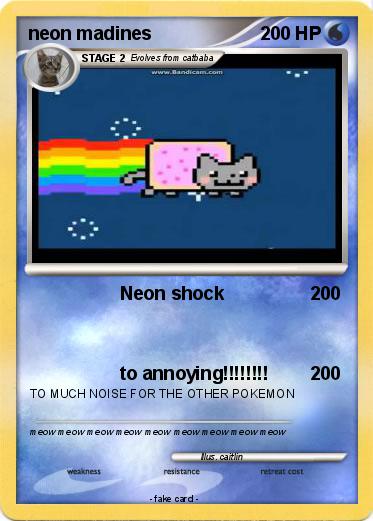 Pokemon neon madines