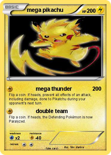 Pokemon mega pikachu