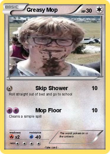 Pokemon Greasy Mop