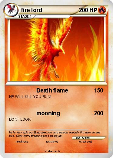 Pokemon fire lord