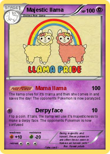 Pokemon Majestic llama
