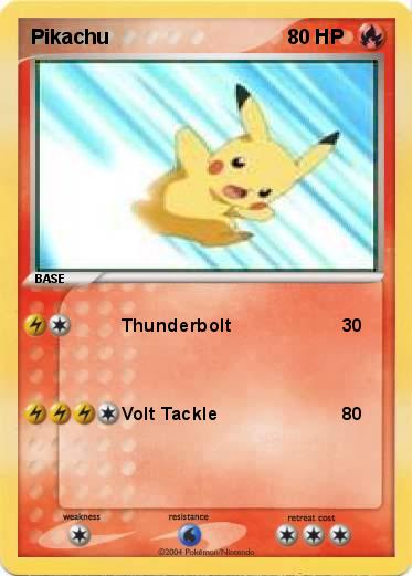 Pokemon Pikachu