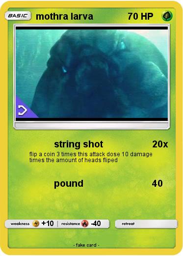 Pokemon mothra larva