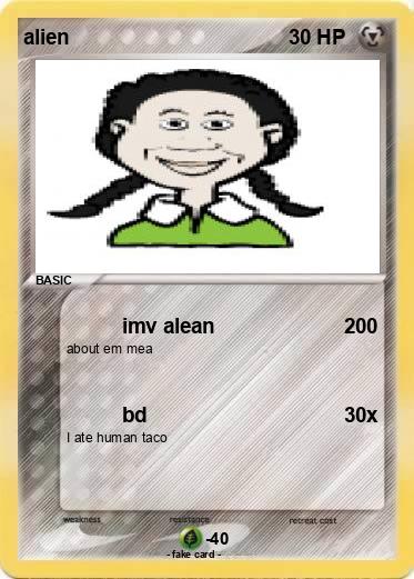 Pokemon alien
