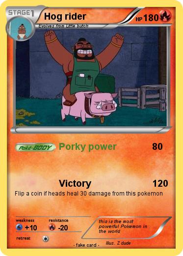 Pokemon Hog rider