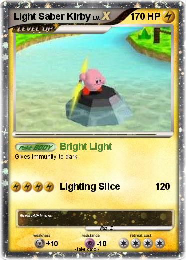 Pokemon Light Saber Kirby