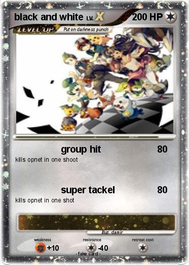 Pokemon black and white