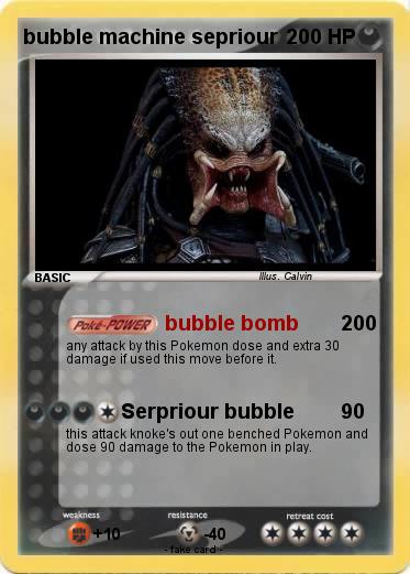 Pokemon bubble machine sepriour