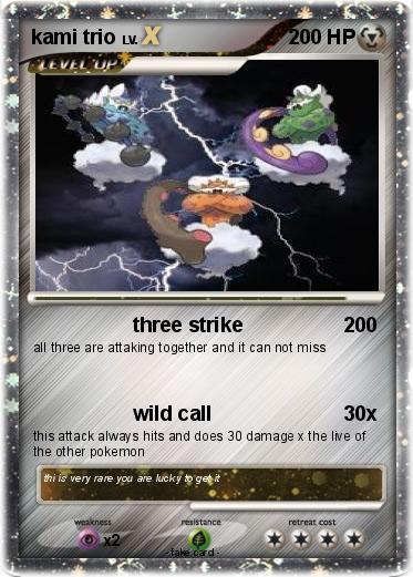 Pokemon kami trio