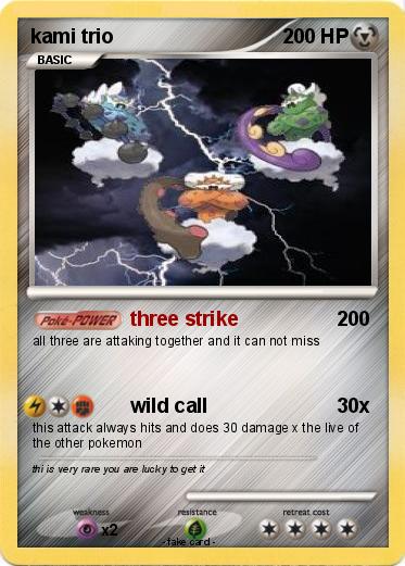 Pokemon kami trio