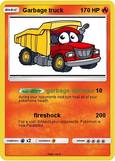 Pokemon Garbage truck