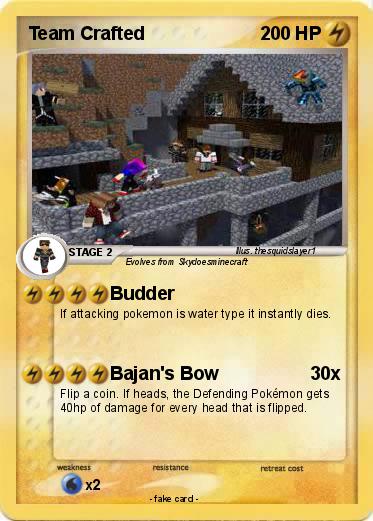Pokemon Team Crafted