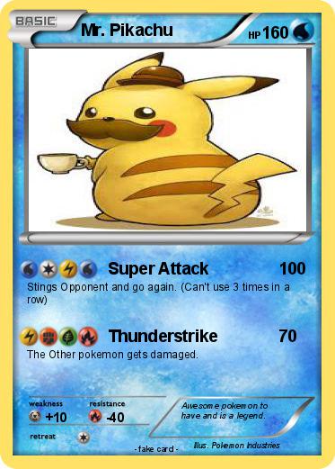 Pokemon Mr. Pikachu