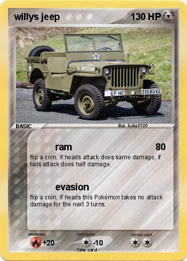 Pokemon willys jeep