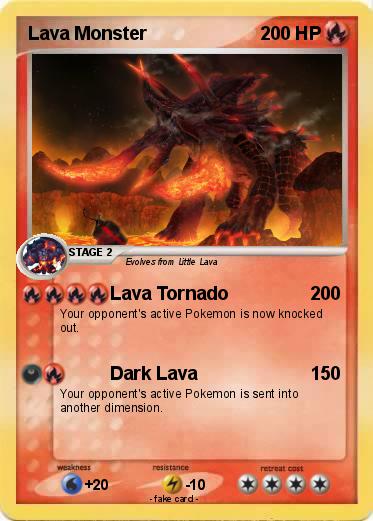 Pokemon Lava Monster