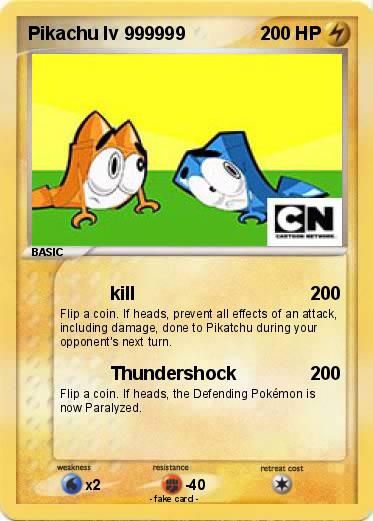Pokemon Pikachu lv 999999 Pokemon Pikachu lv 999999