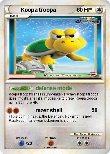 Pokemon Koopa troopa