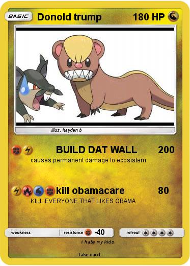 Pokemon Donold trump