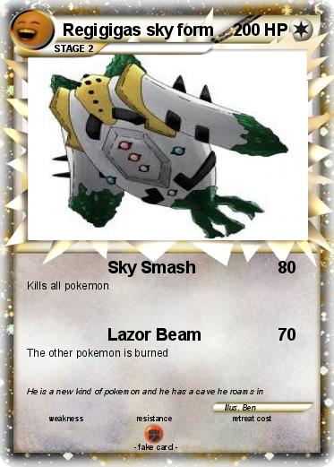Pokemon Regigigas sky form