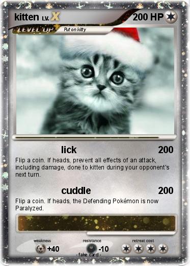 Pokemon kitten