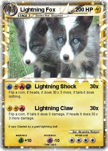 Pokemon Lightning Fox