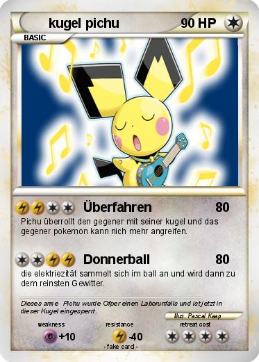 Pokemon kugel pichu