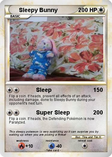 Pokemon Sleepy Bunny