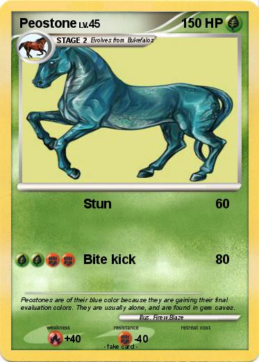 Pokemon Peostone