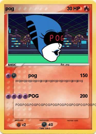 Pokemon pog