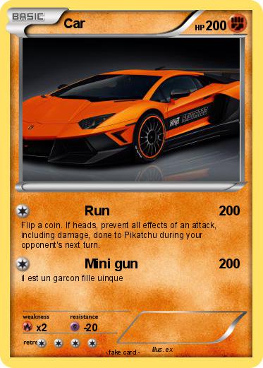 Pokemon Car