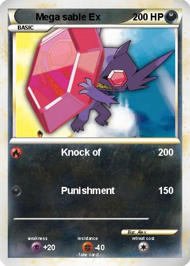 Pokemon Mega sable Ex