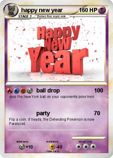 Pokemon happy new year